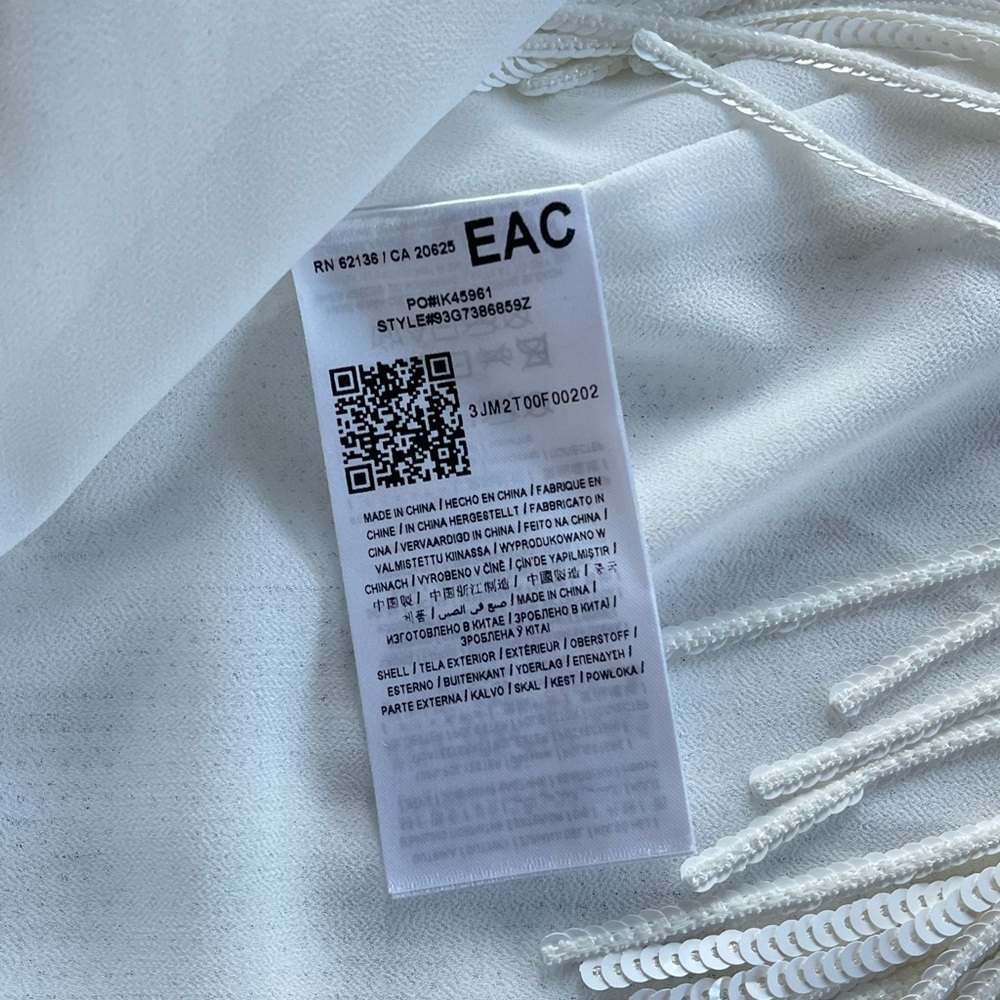 Marciano Elegant White Formal
Evening Wedding Guest Party Dress New Sz M - Picture 16 of 16